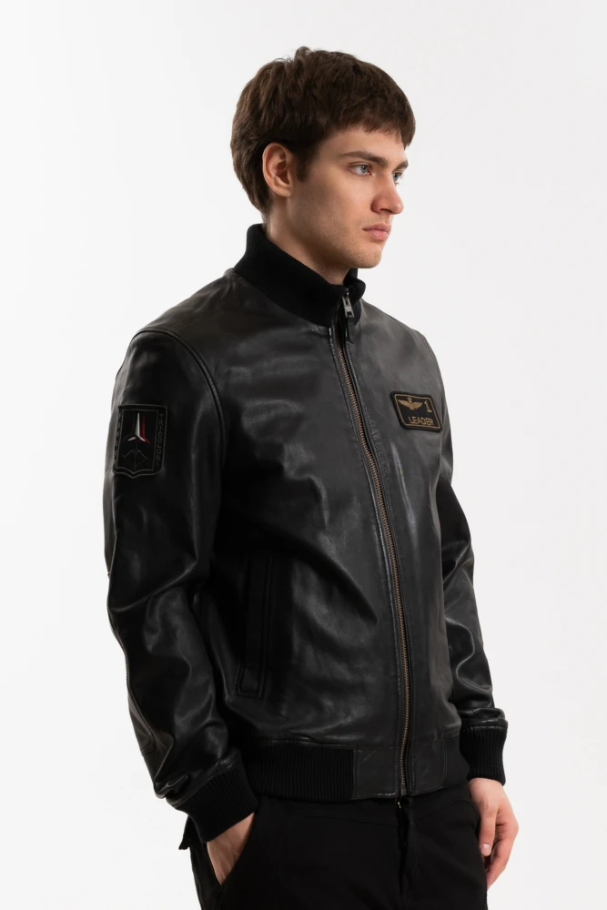 Aeronautica militare leather jacket best sale