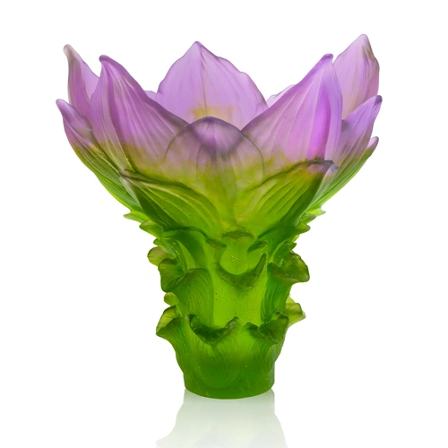 Купить Ваза Large Jardin de Lotus, 35.5 см от Daum