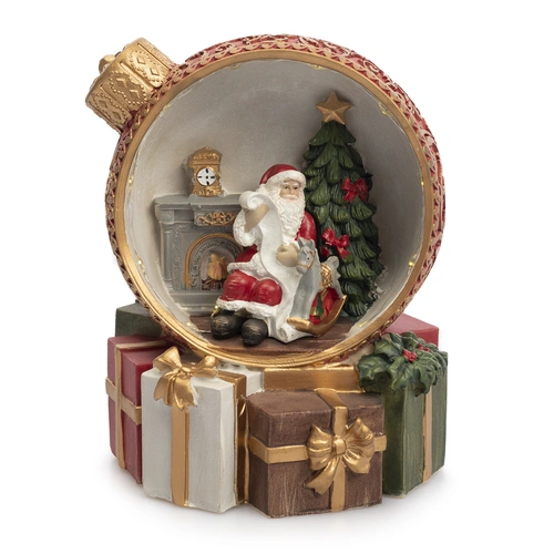 Купить Светодиодная фигурка "Шар с Сантой", 16.5 см от EDG