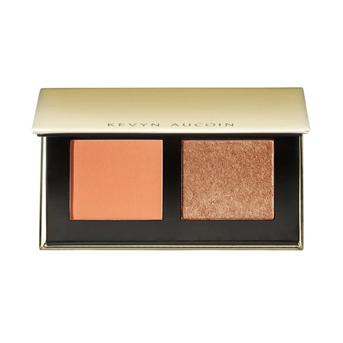 Купить Палетка DUO румяна + хайлайтер, Peach от Kevyn Aucoin