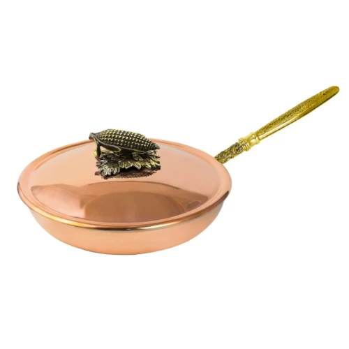 Купить Сковорода средняя медная «Кукуруза» от Кольчугинский мельхиор