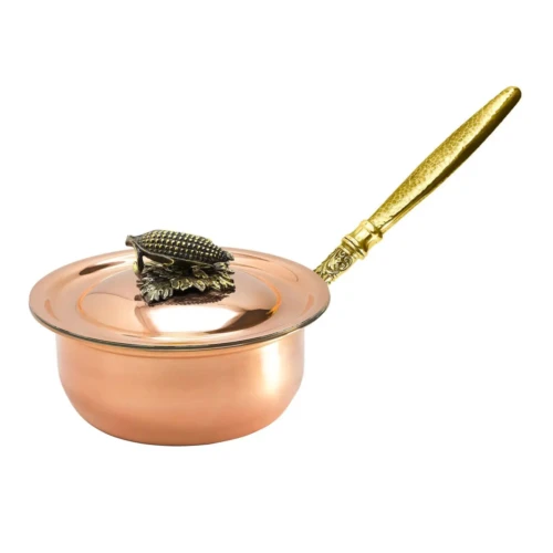 Купить Сотейник медный «Кукуруза» от Кольчугинский мельхиор