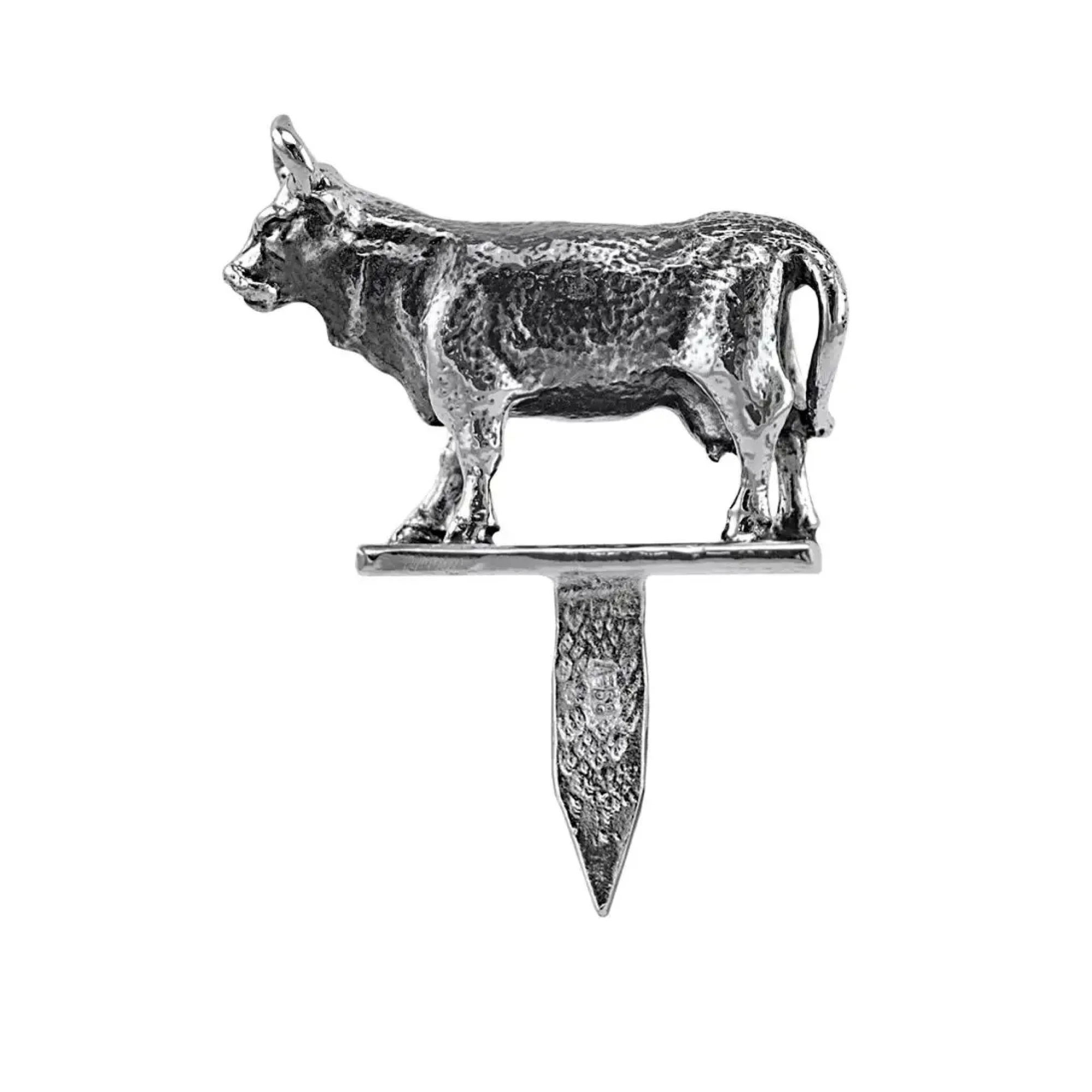 Купить Шпажка для сыра «Корова» посеребренная с чернью от Кольчугинский мельхиор