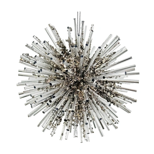 Купить Шар трубчатый со стеклянными блестками, 10 см от Shishi