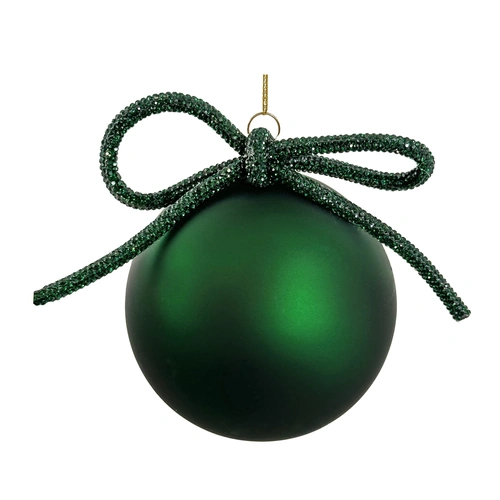 Купить Стеклянный шар с бантом, 10 см от Shishi